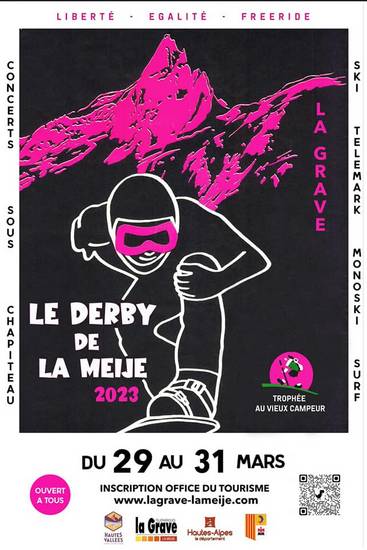 L'affiche de la 33ème édition du Derby de la Meije ©Les Breby de la Meije