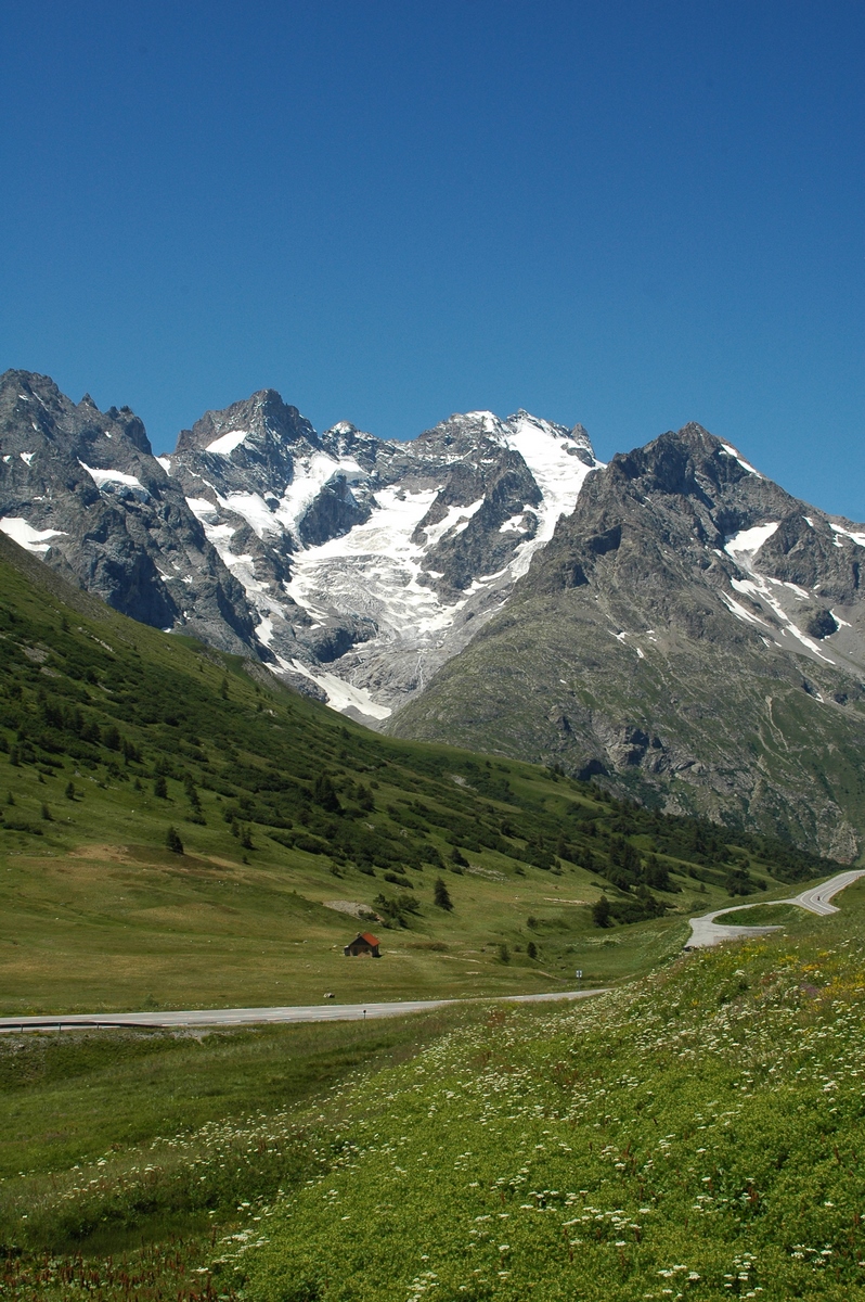 Route du Lautaret et massif de la Meije