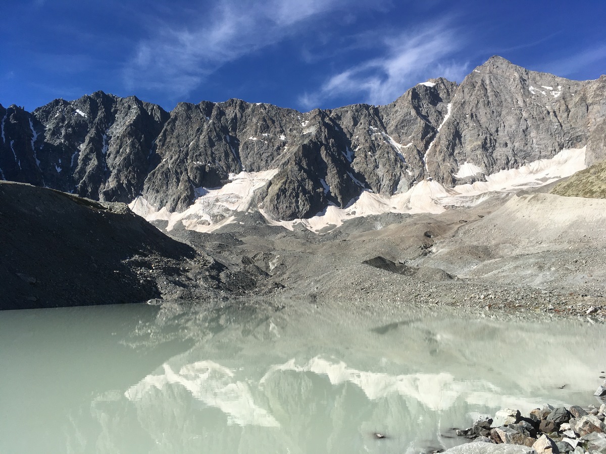 Lac glaciaire d'Arsine, Parc national des Ecrins